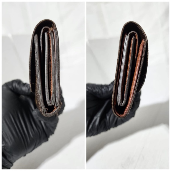 Authentic LOUIS VUITTON Monogram Helene Wallet Brown - Picture 5 of 12